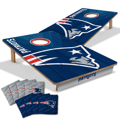 NFL New England Patriots 2' X 3' All-Wood Cornhole Set-main