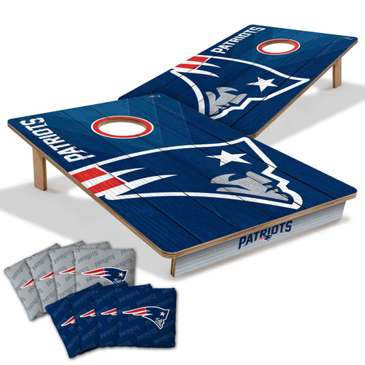 NFL New England Patriots 2' X 3' All-Wood Cornhole Set-main