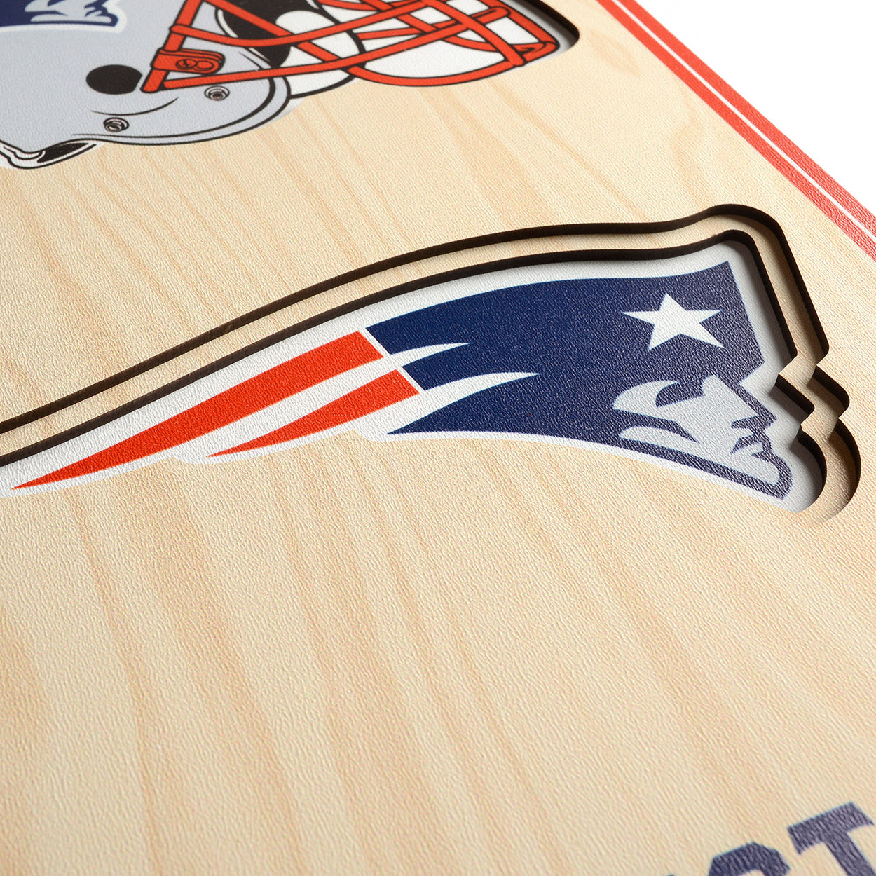 NFL New England Patriots 3D Stadium Banner 8' X 32'