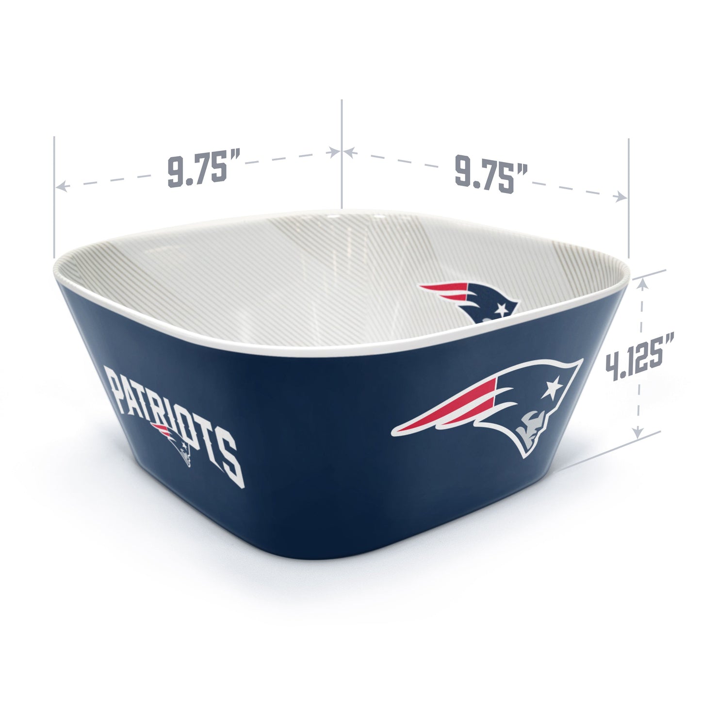 New England Patriots Large Party Bowl Alt 3