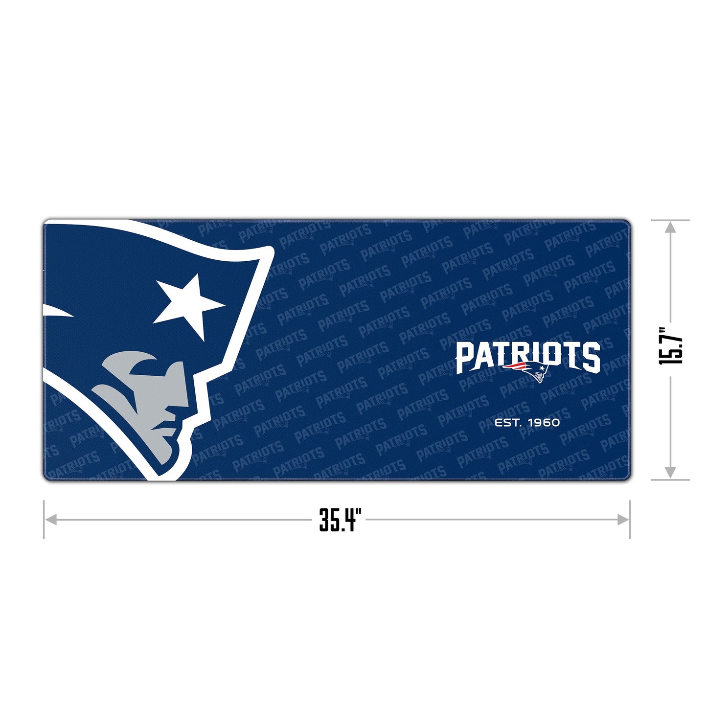 New England Patriots Logo Series Desk Pad Alt 1