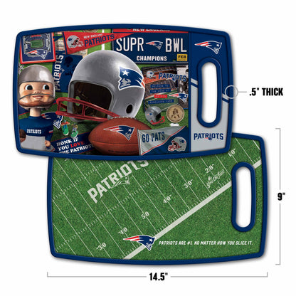 New England Patriots Retro Series Cutting Board Alt 1