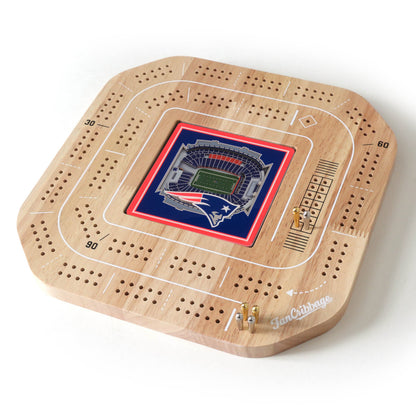 NFL New England Patriots StadiumView Cribbage Game