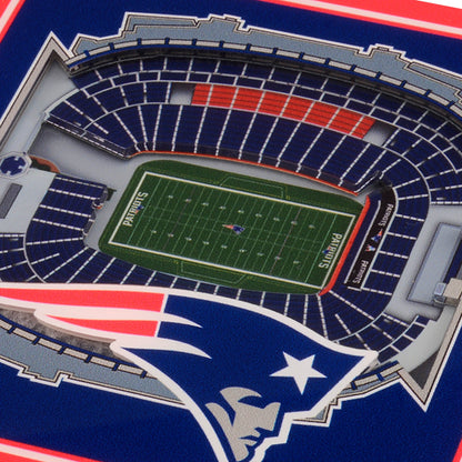 NFL New England Patriots StadiumView Cribbage Game