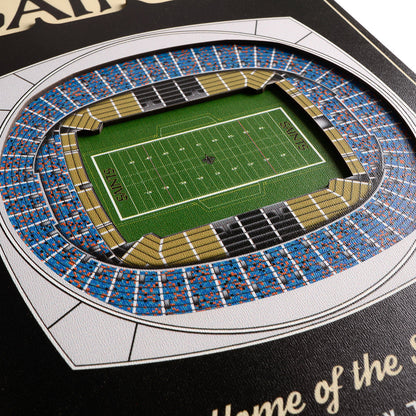 NFL New Orleans Saints 3D Stadium Banner 8' X 32'