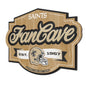 New Orleans Saints Fan Cave Wall Art