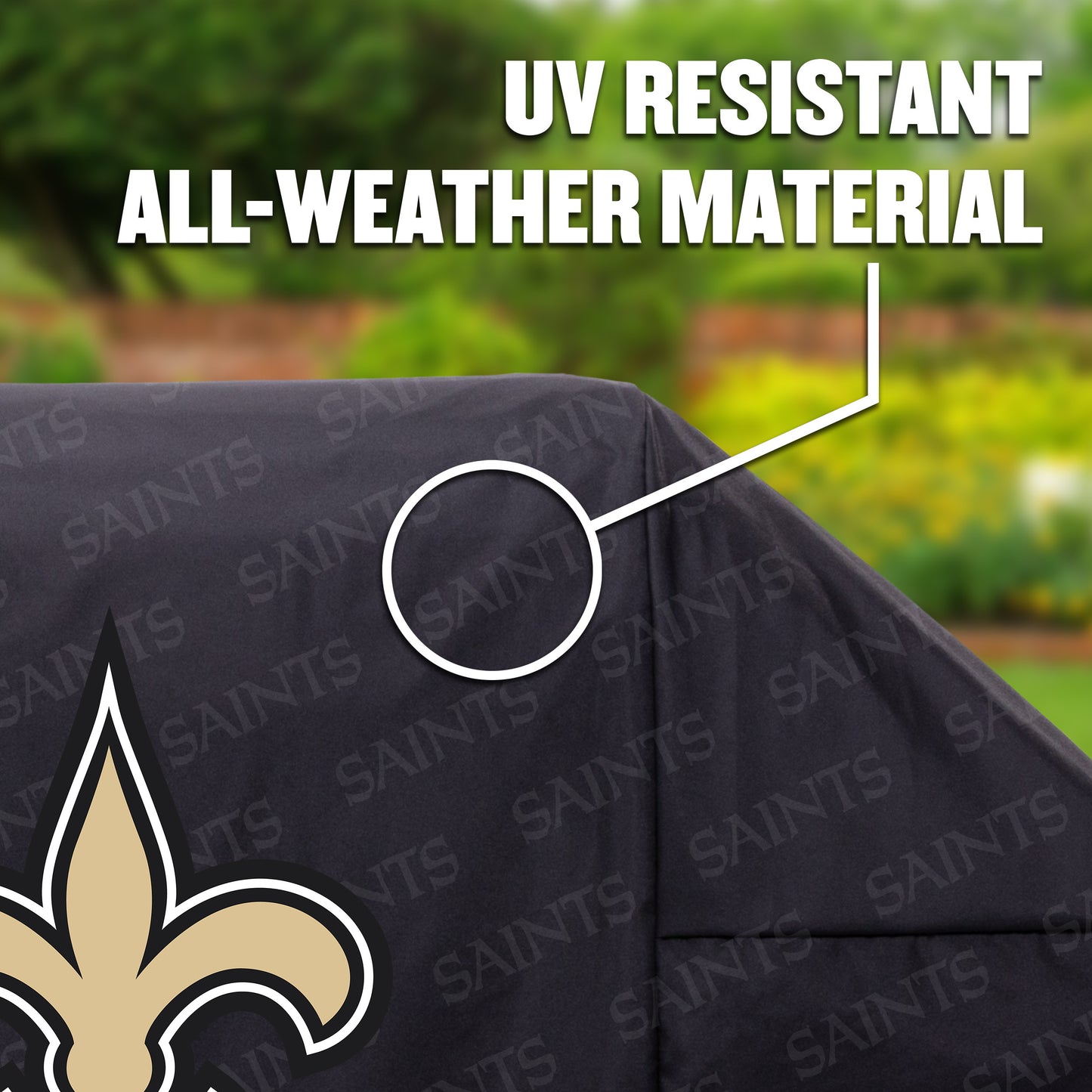 NFL New Orleans Saints Heavy Duty Grill Cover
