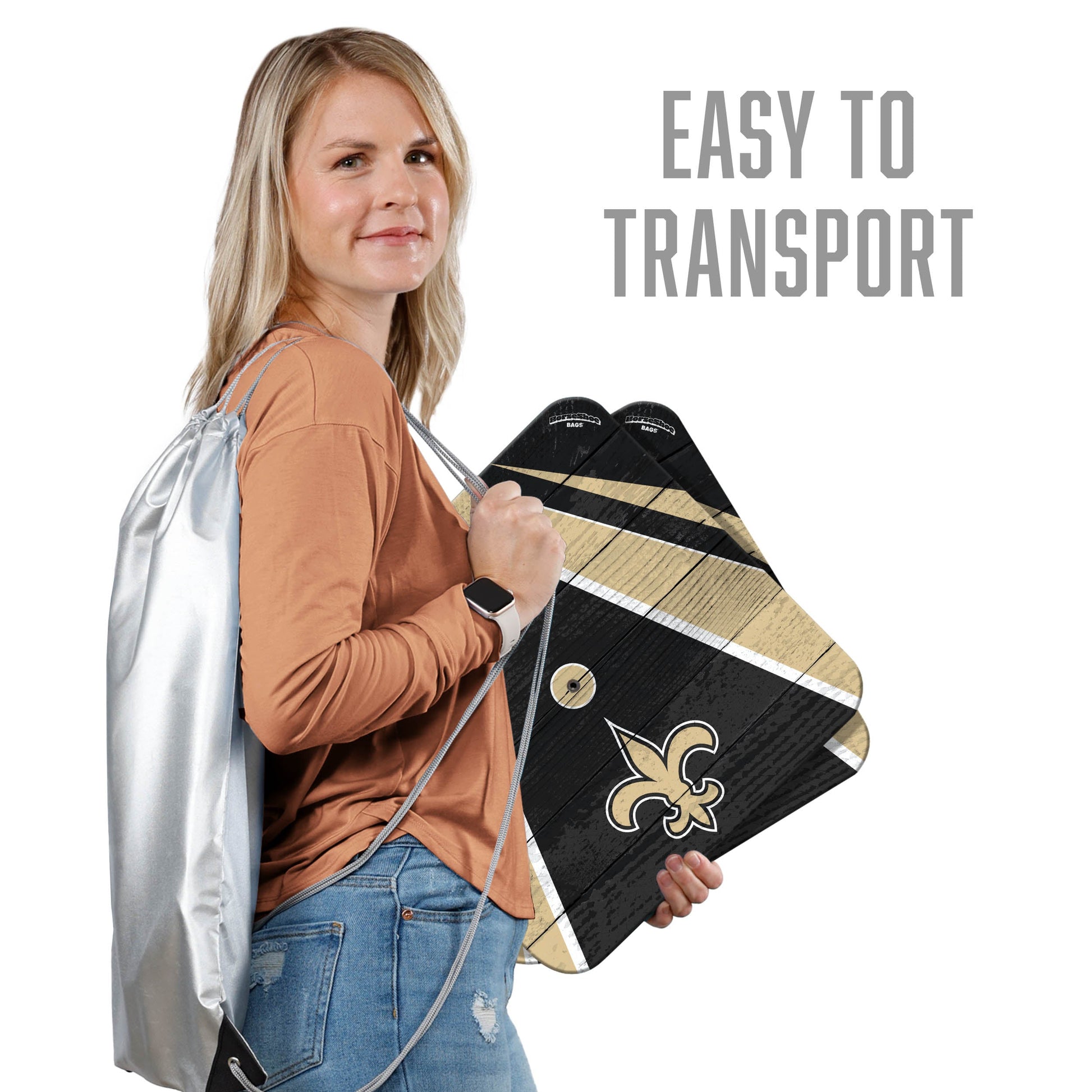 NFL New Orleans Saints Horseshoe Bag Game
