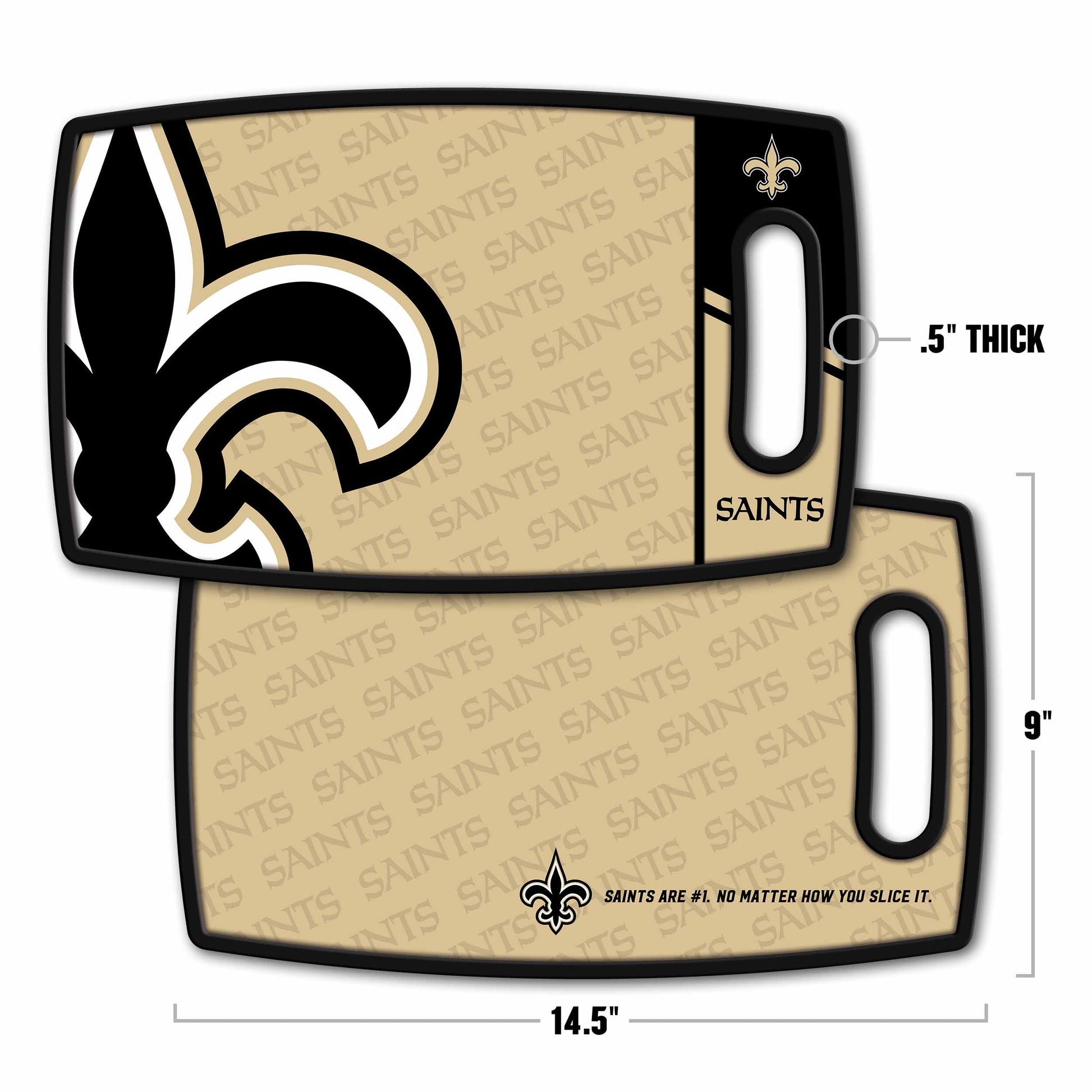 New Orleans Saints Logo Series Cutting Board Alt 1