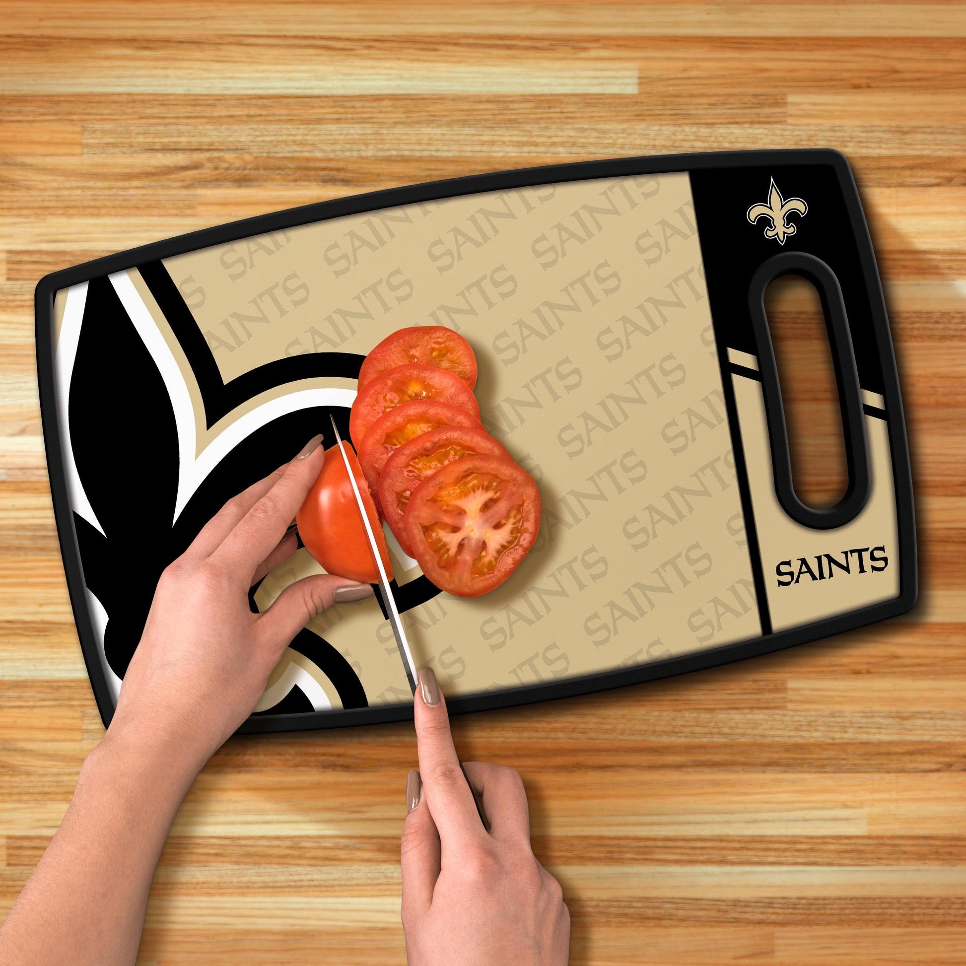 New Orleans Saints Logo Series Cutting Board Alt 3