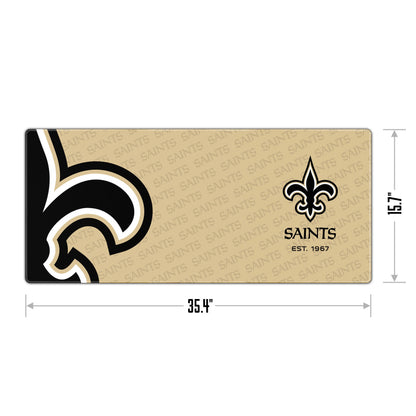 New Orleans Saints Logo Series Desk Pad Alt 1