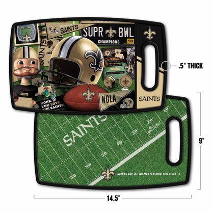 New Orleans Saints Retro Series Cutting Board Alt 1