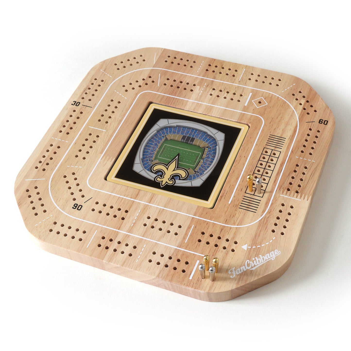 NFL New Orleans Saints StadiumView Cribbage Game