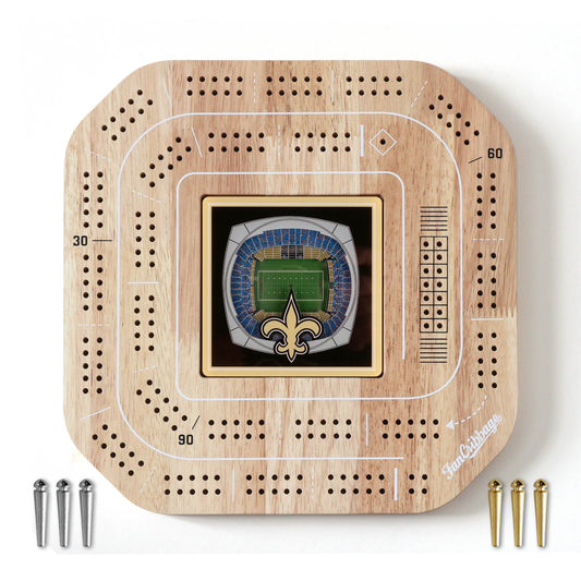 NFL New Orleans Saints StadiumView Cribbage Game