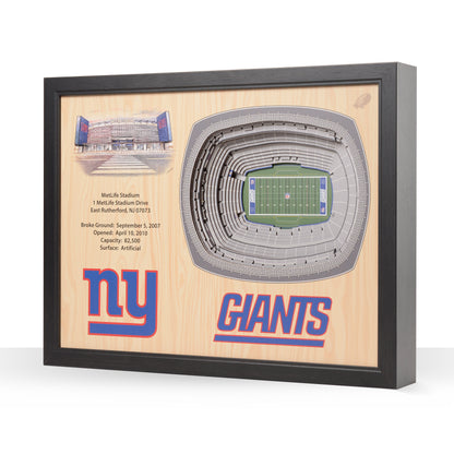 NFL New York Giants 25-Layer StadiumView Wallart