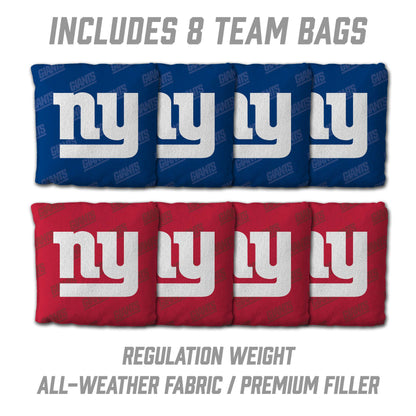 NFL New York Giants 2' X 3' All-Wood Cornhole Set - Alt 3