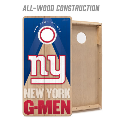 NFL New York Giants 2' x 4' All-Wood Cornhole Set