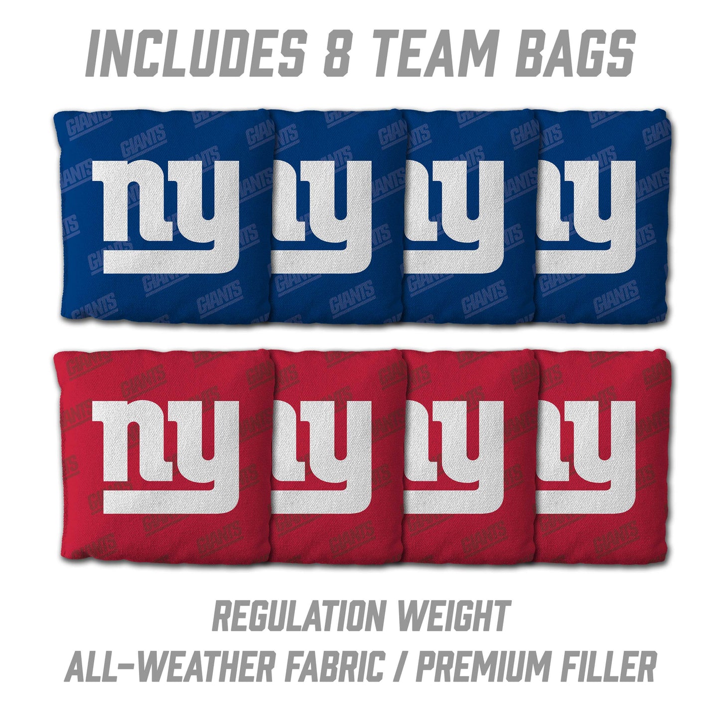 NFL New York Giants 2' x 4' Slogan Series Cornhole