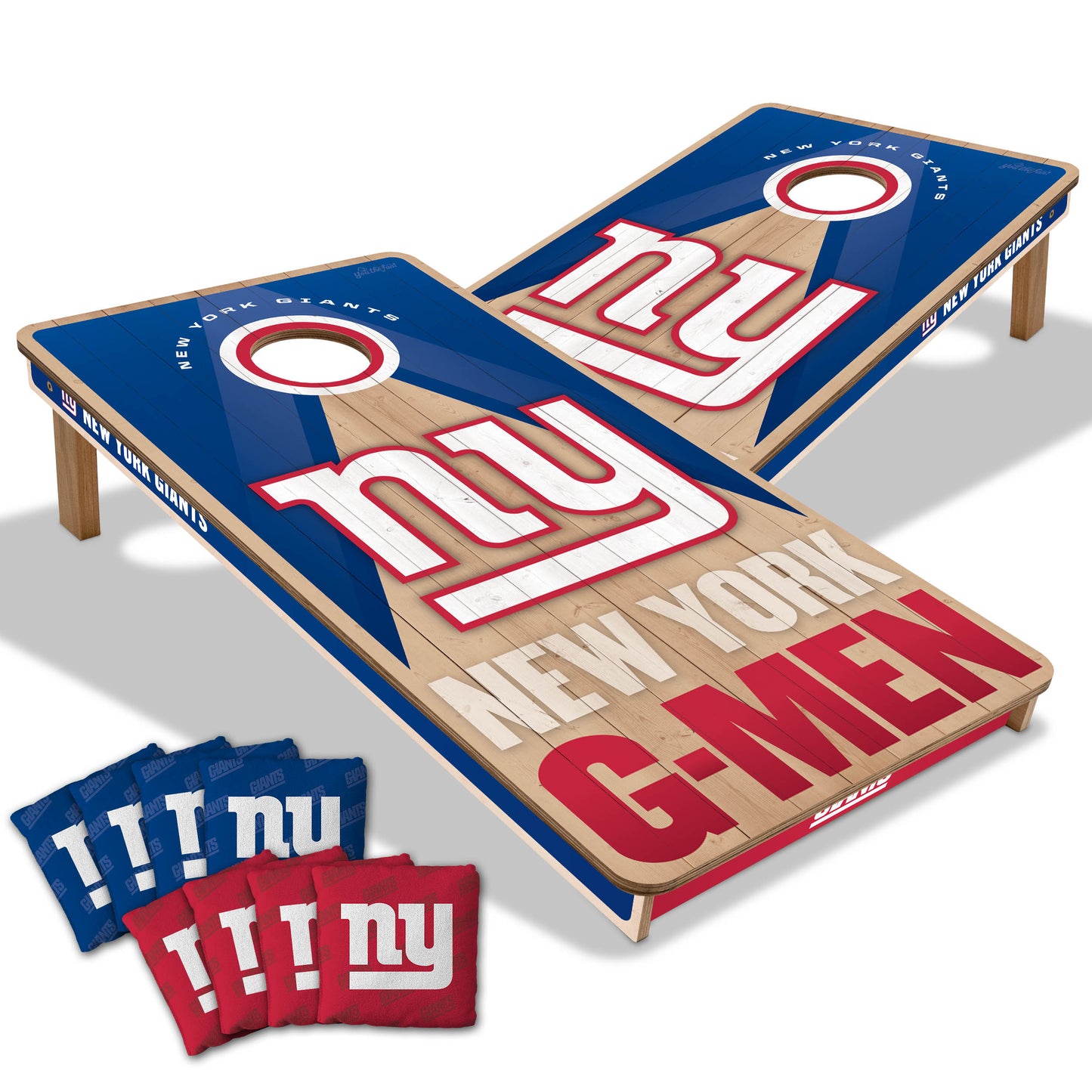 NFL New York Giants 2' x 4' All-Wood Cornhole Set