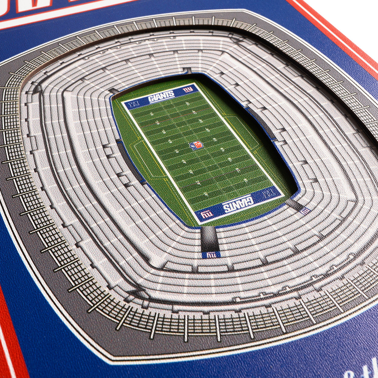 NFL New York Giants 3D Stadium Banner 8' X 32'