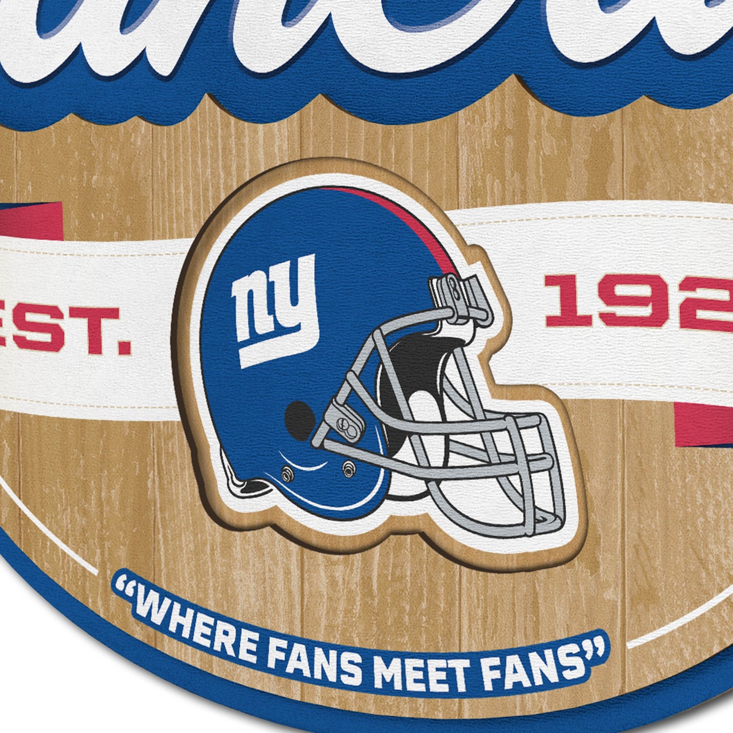 New York Giants Fan Cave Wall Art Alt 3