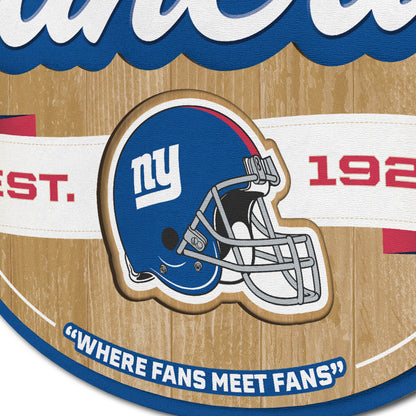 New York Giants Fan Cave Wall Art Alt 3