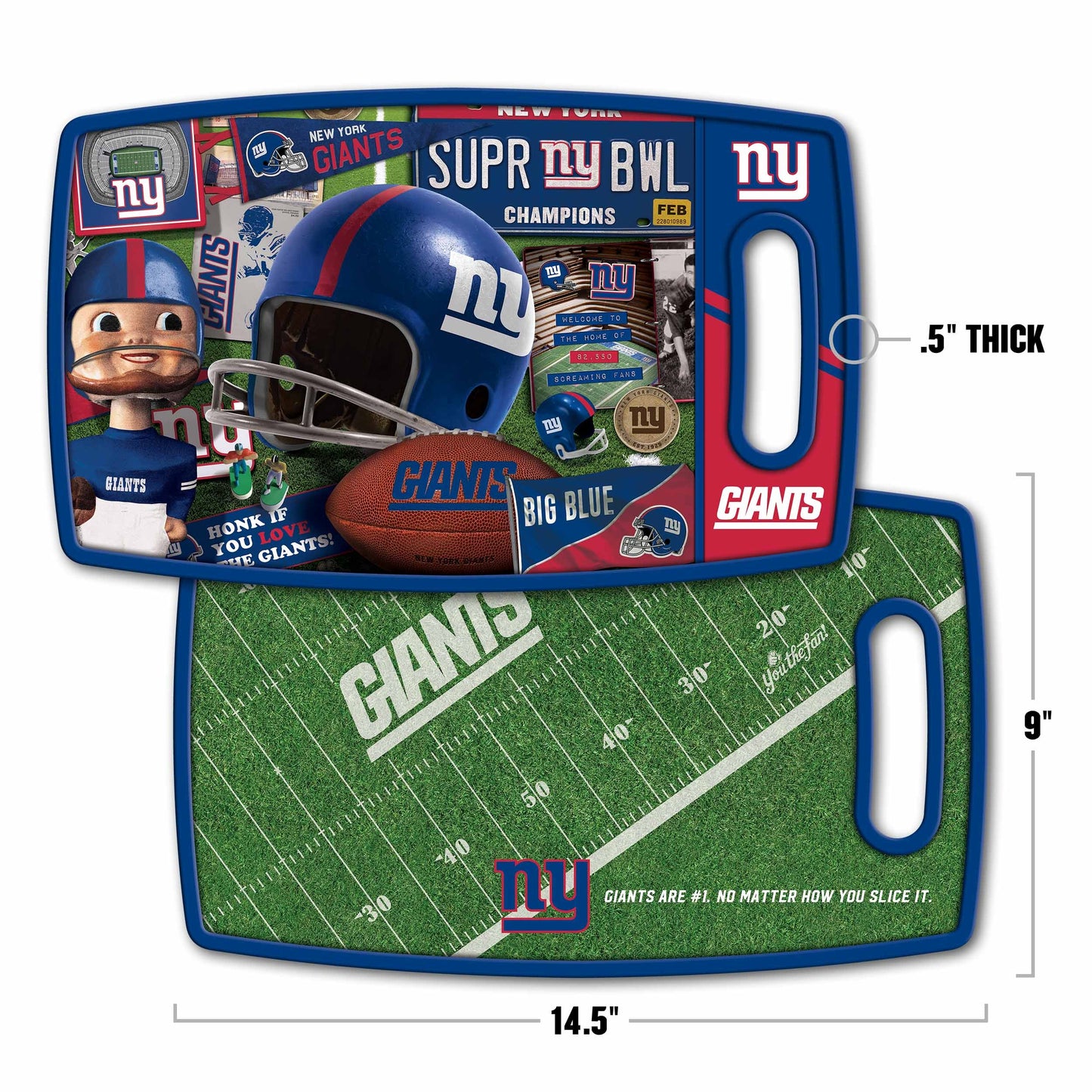 New York Giants Retro Series Cutting Board Alt 1