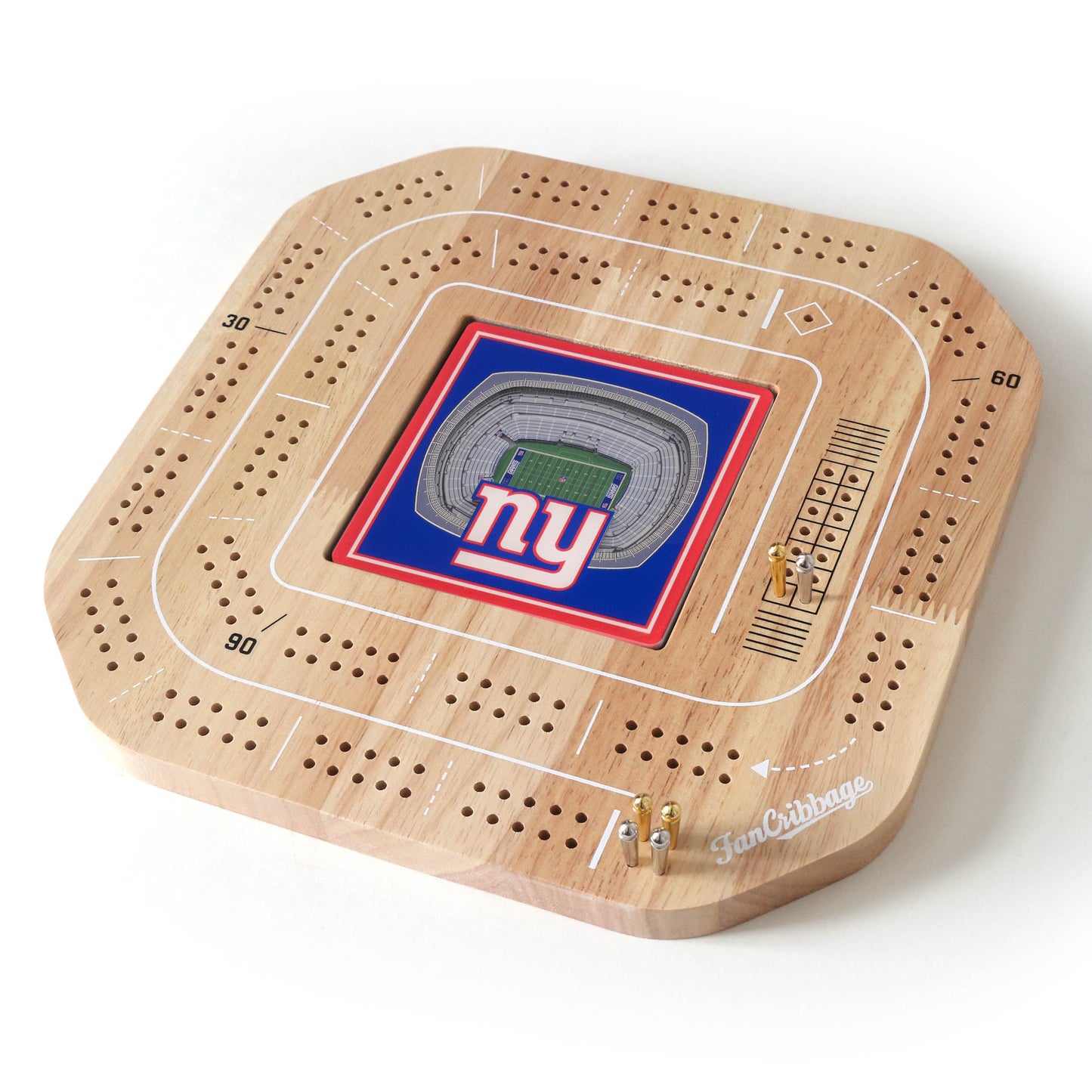 NFL New York Giants StadiumView Cribbage Game