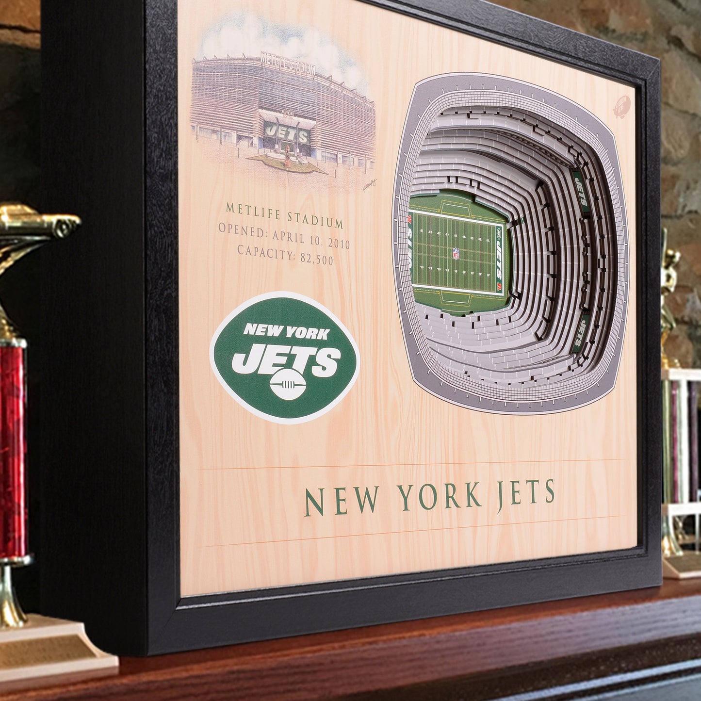 NFL New York Jets 25-Layer StadiumView Wallart