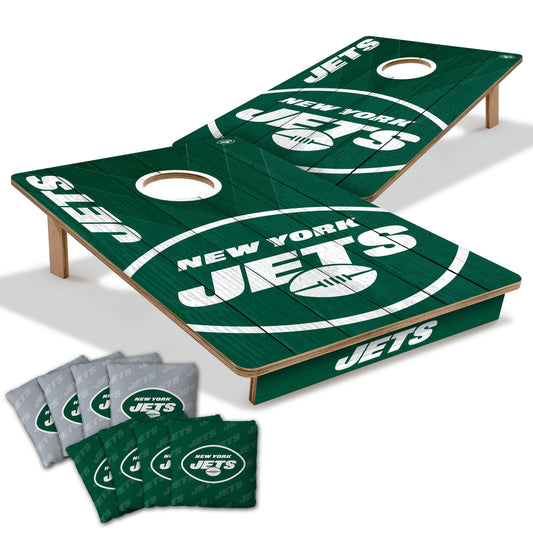 NFL New York Jets 2' X 3' All-Wood Cornhole Set-main