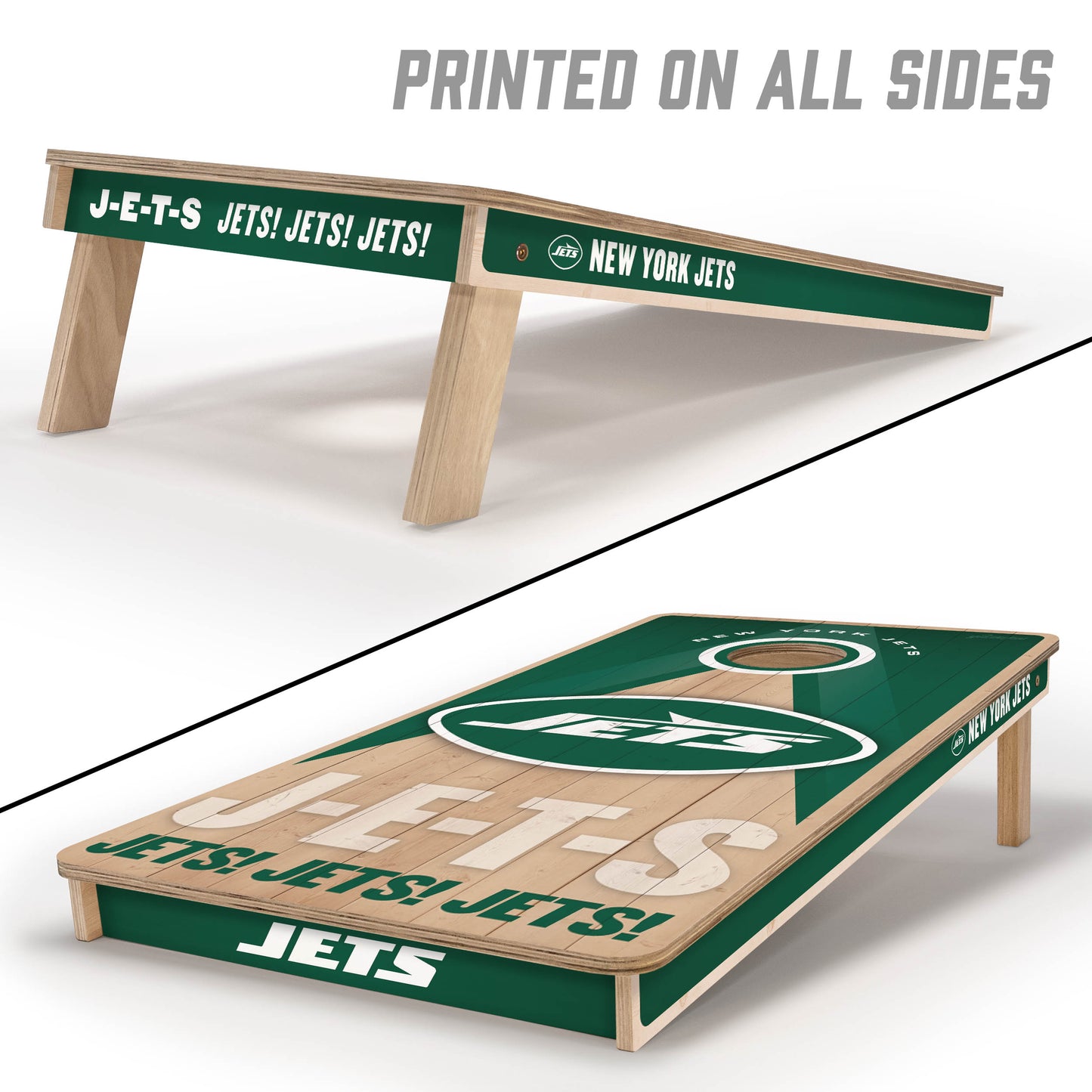 NFL New York Jets 2' x 4' Slogan Series Cornhole