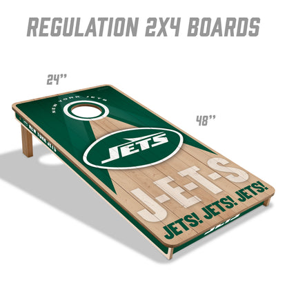 NFL New York Jets 2' x 4' Slogan Series Cornhole