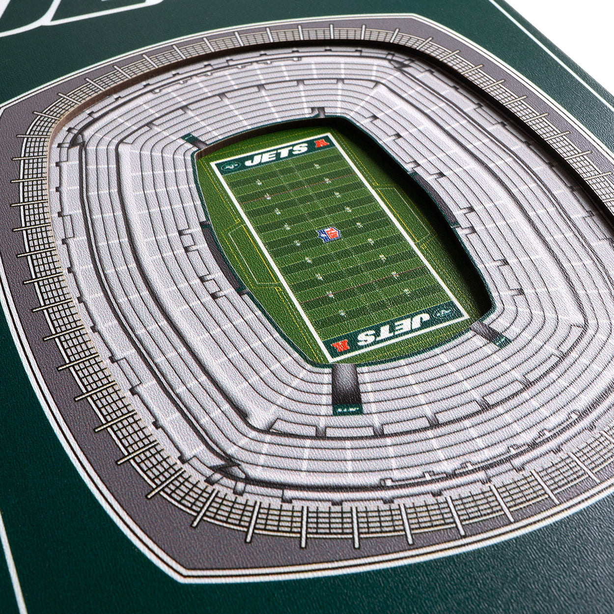 NFL New York Jets 3D Stadium Banner 8' X 32'