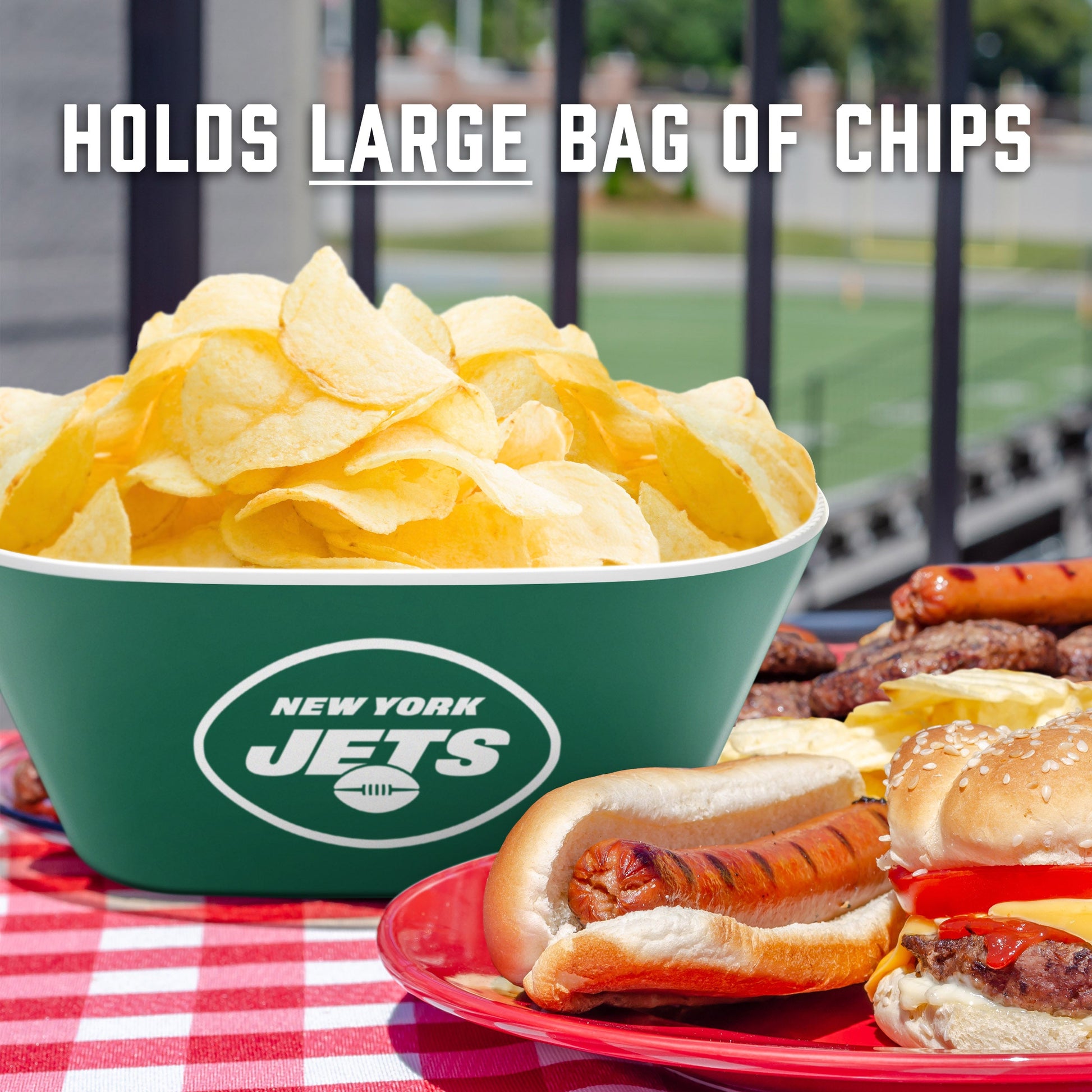 New York Jets Large Party Bowl Alt 4