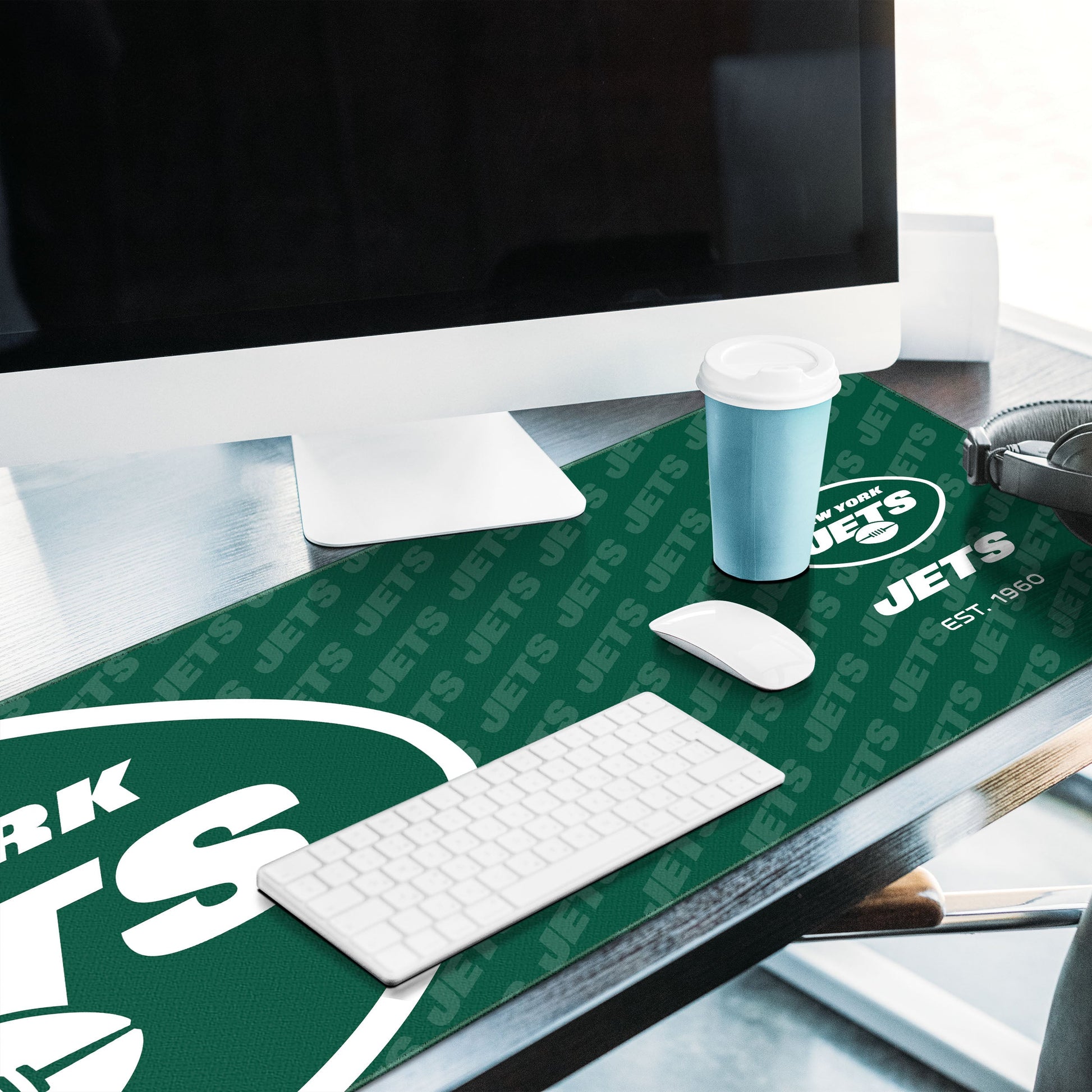 New York Jets Logo Series Desk Pad Alt 2