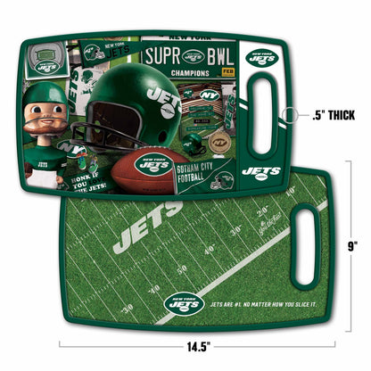 New York Jets Retro Series Cutting Board Alt 1