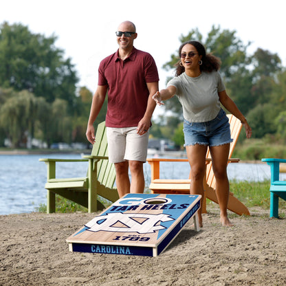 NCAA North Carolina Tar Heels 2' x 4' All-Wood Cornhole Set
