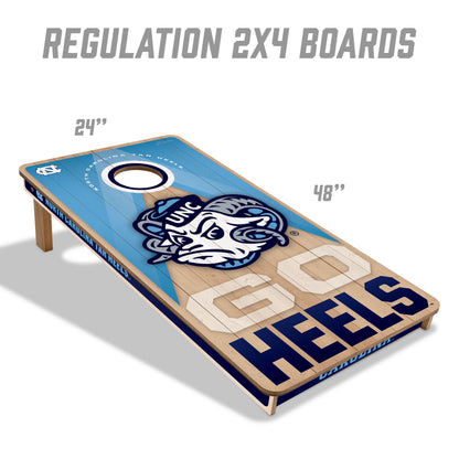 NCAA North Carolina Tar Heels 2' x 4' Slogan Series Cornhole