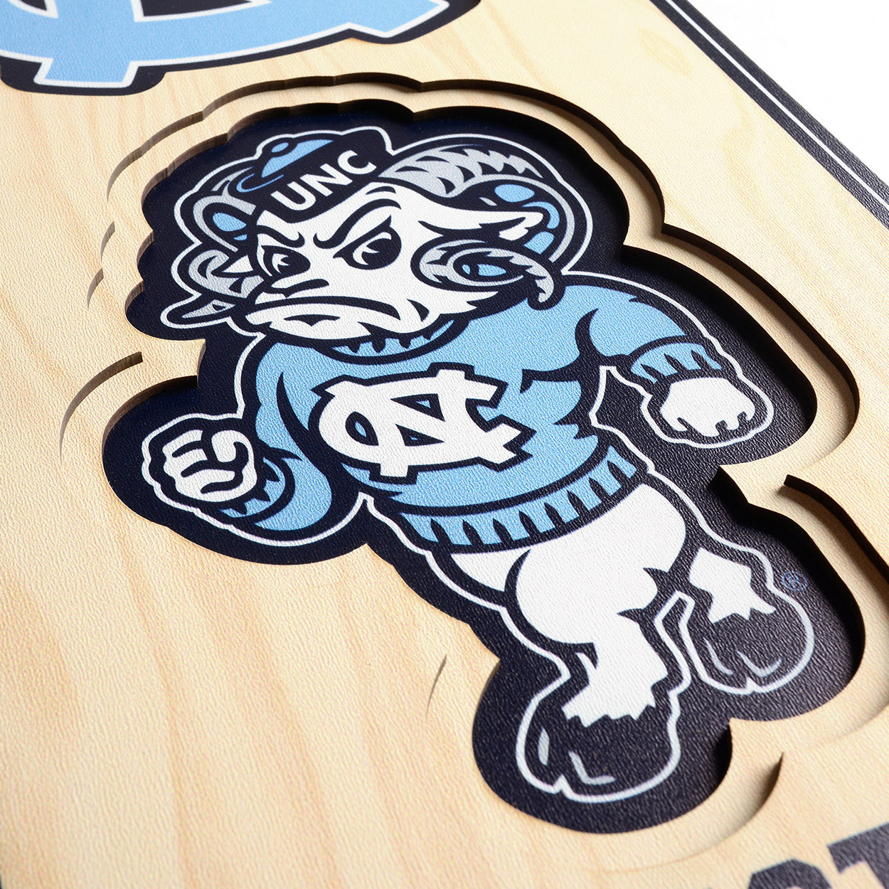 NCAA North Carolina Tar Heels 3D Stadium Banner 8' X 32'