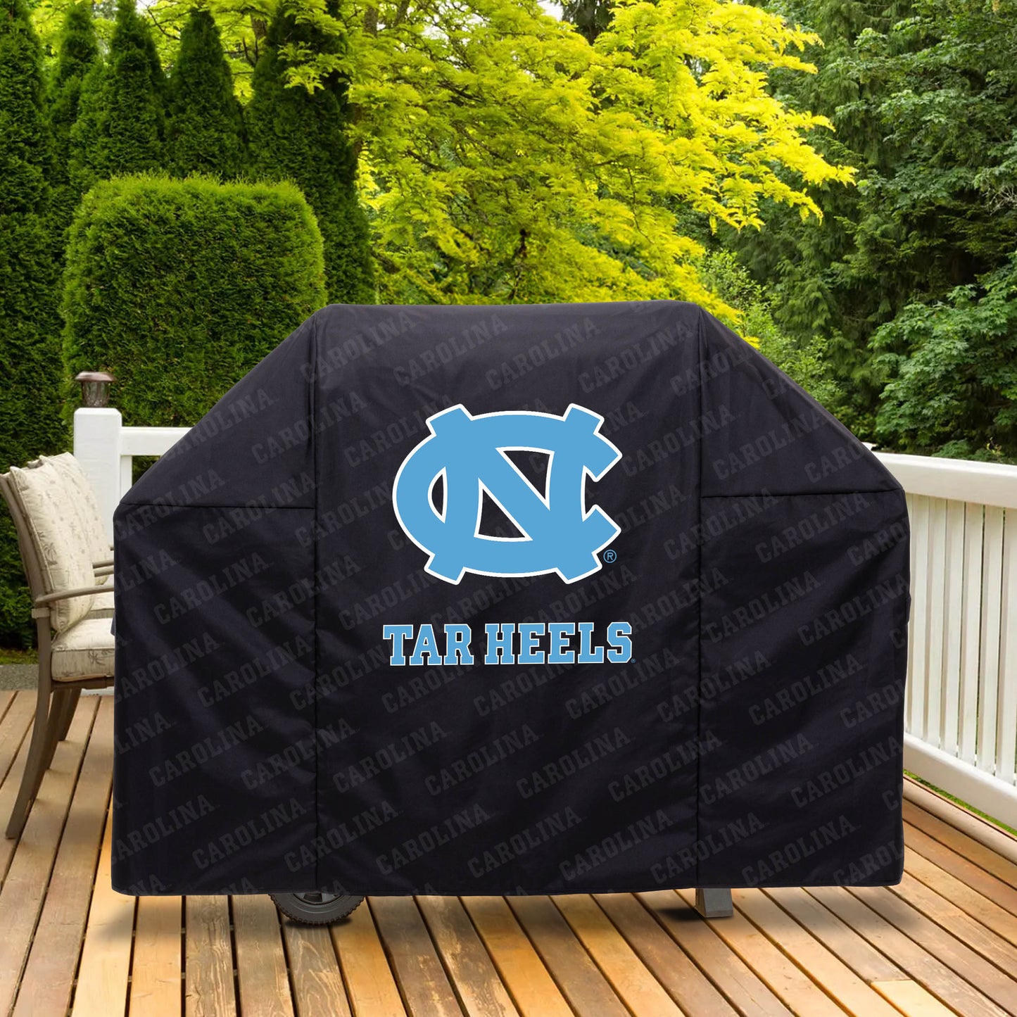 NCAA North Carolina Tar Heels Heavy Duty Grill Cover