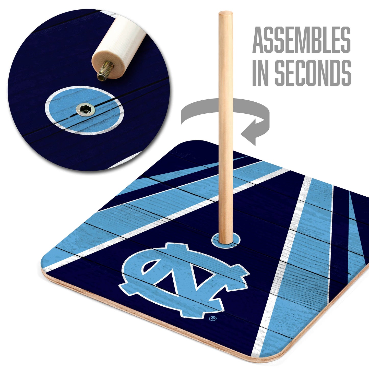 NCAA North Carolina Tar Heels Horseshoe Bag Game
