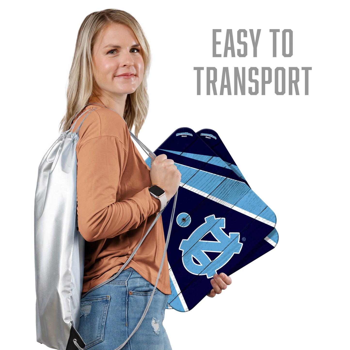 NCAA North Carolina Tar Heels Horseshoe Bag Game
