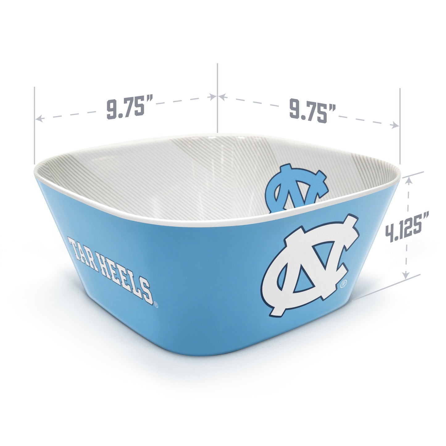 North Carolina Tar Heels Large Party Bowl Alt 3