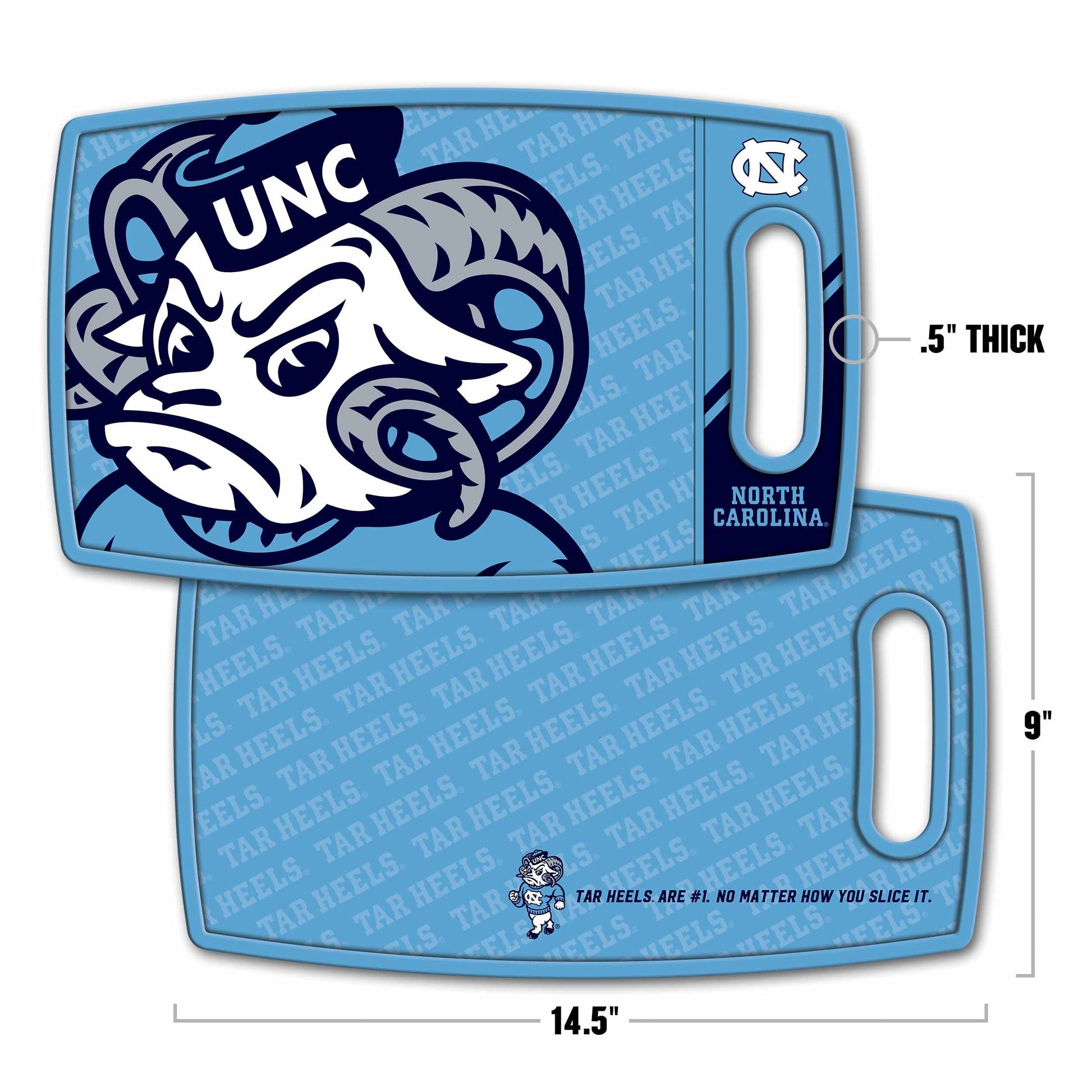North Carolina Tar Heels Logo Series Cutting Board Alt 1