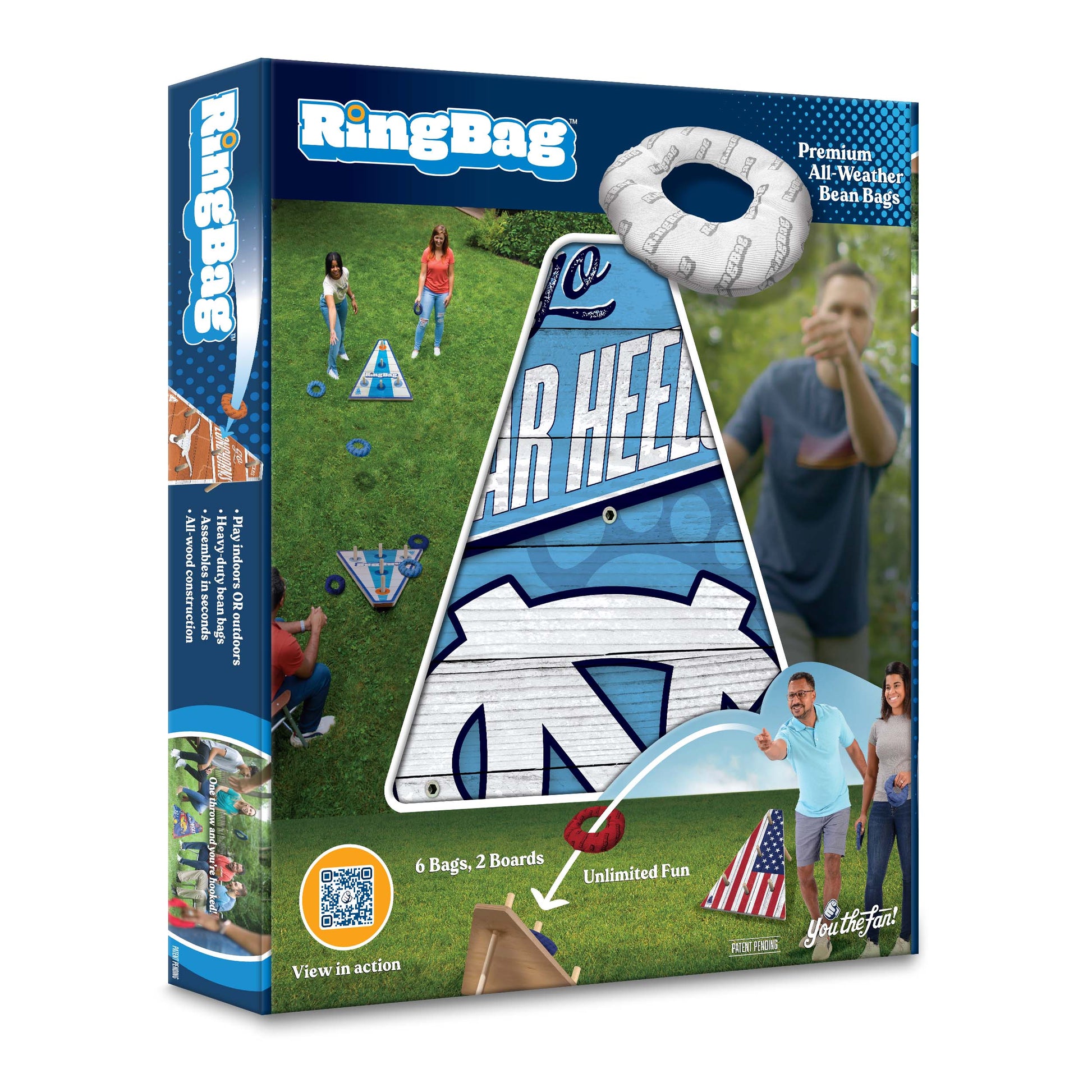 NCAA North Carolina Tar Heels Ringbag Outdoor Game