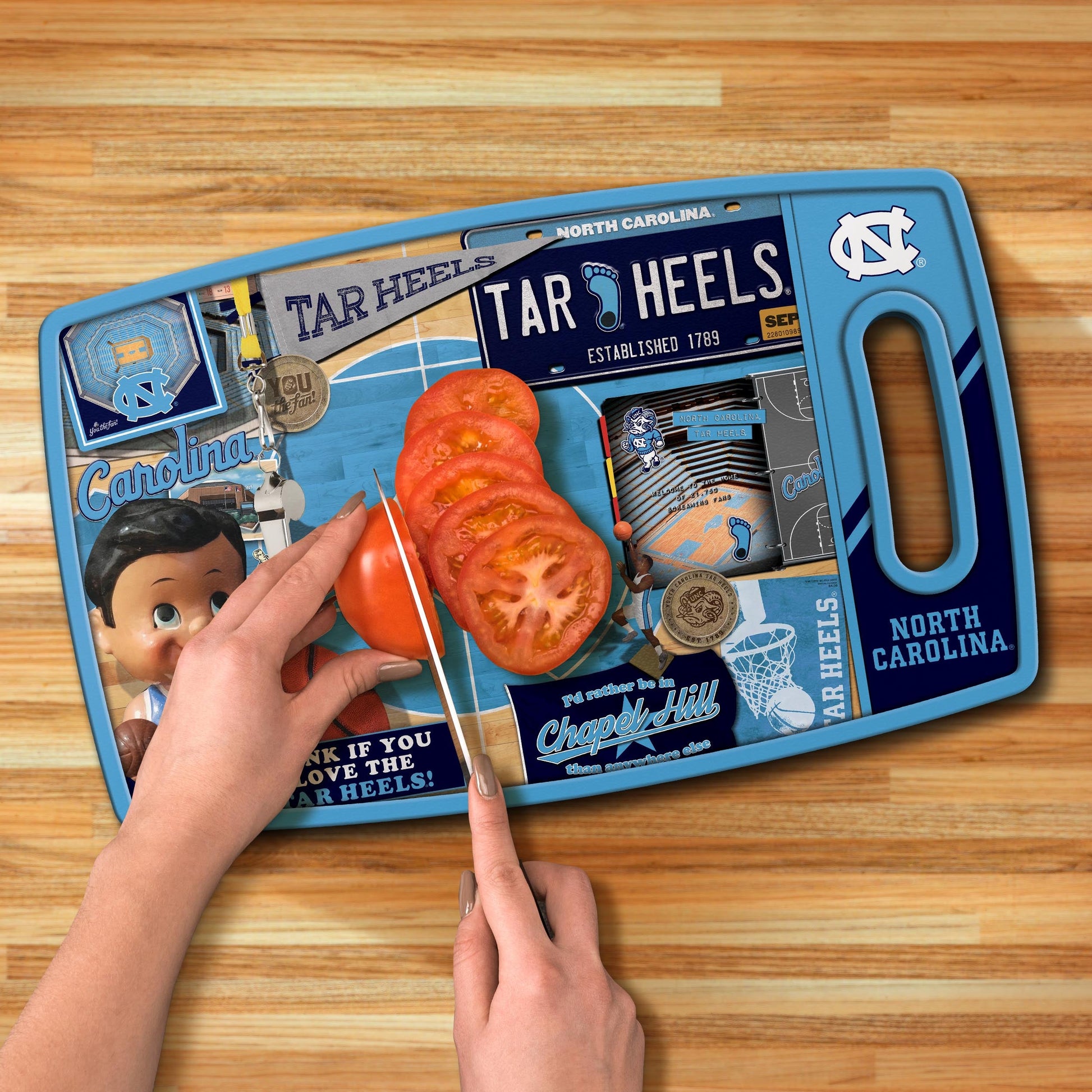 North Carolina Tar Heels Retro Series Cutting Board Alt 3