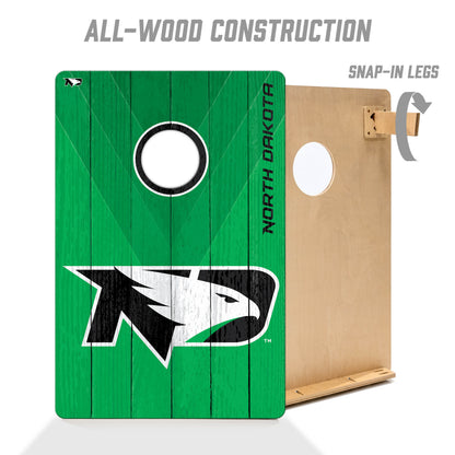 NCAA North Dakota Fighting Hawk 2' X 3' All-Wood Cornhole Set