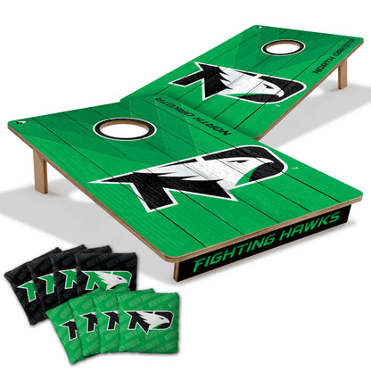NCAA North Dakota Fighting Hawk 2' X 3' All-Wood Cornhole Set