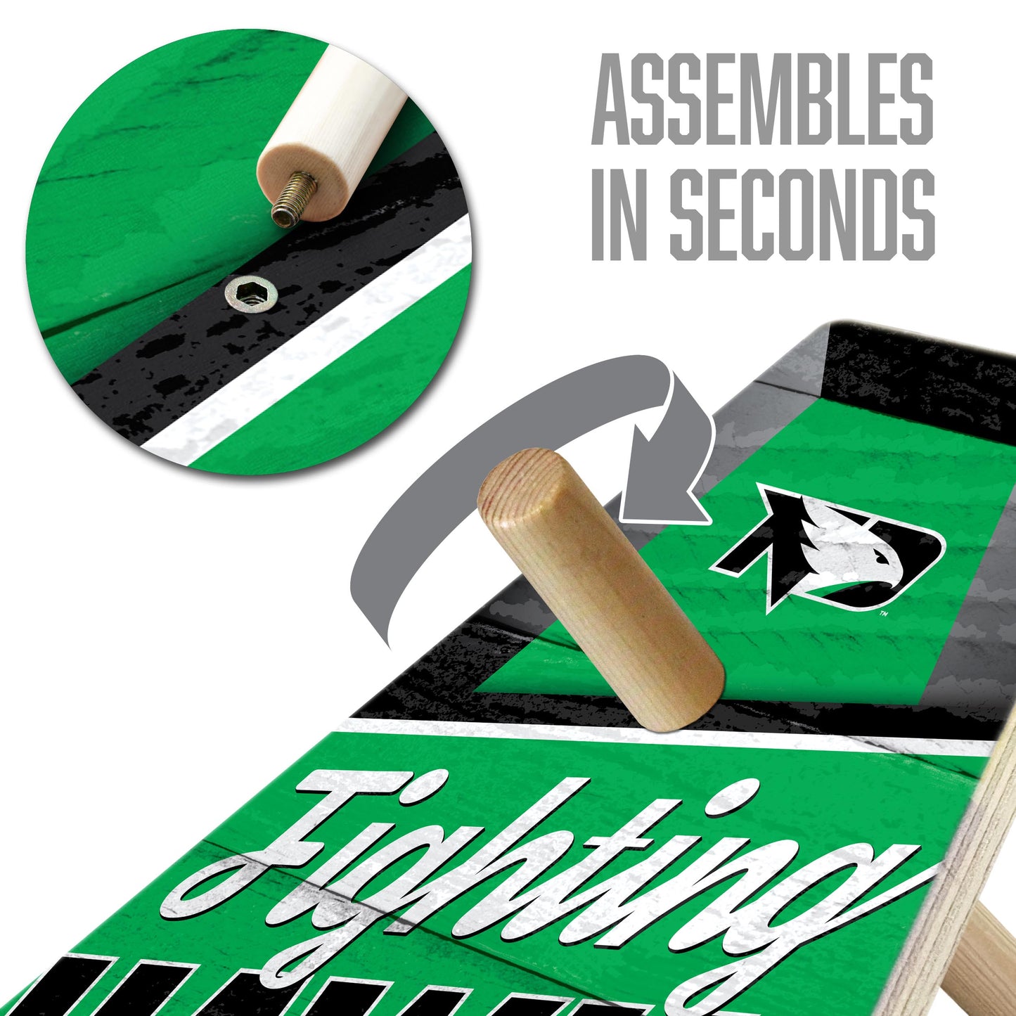 NCAA North Dakota Fighting Hawk Ringbag Outdoor Game
