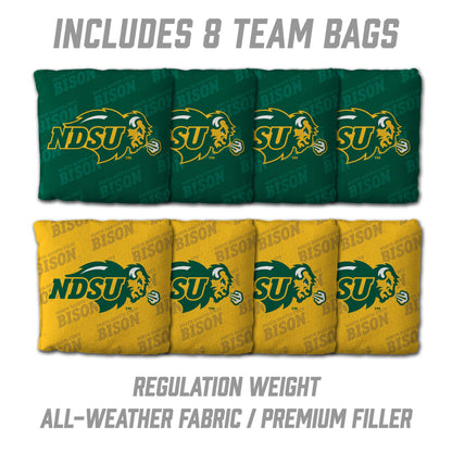NCAA North Dakota State Bison 2' X 3' All-Wood Cornhole Set - Alt 3